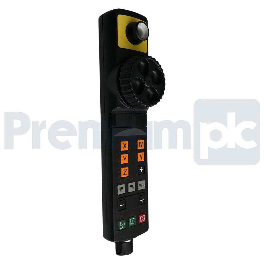 Used HEIDENHAIN HR 410 | HR410 Handwheel CNC MPG E-Stop M23 ID: 296469-55 USPI (read)