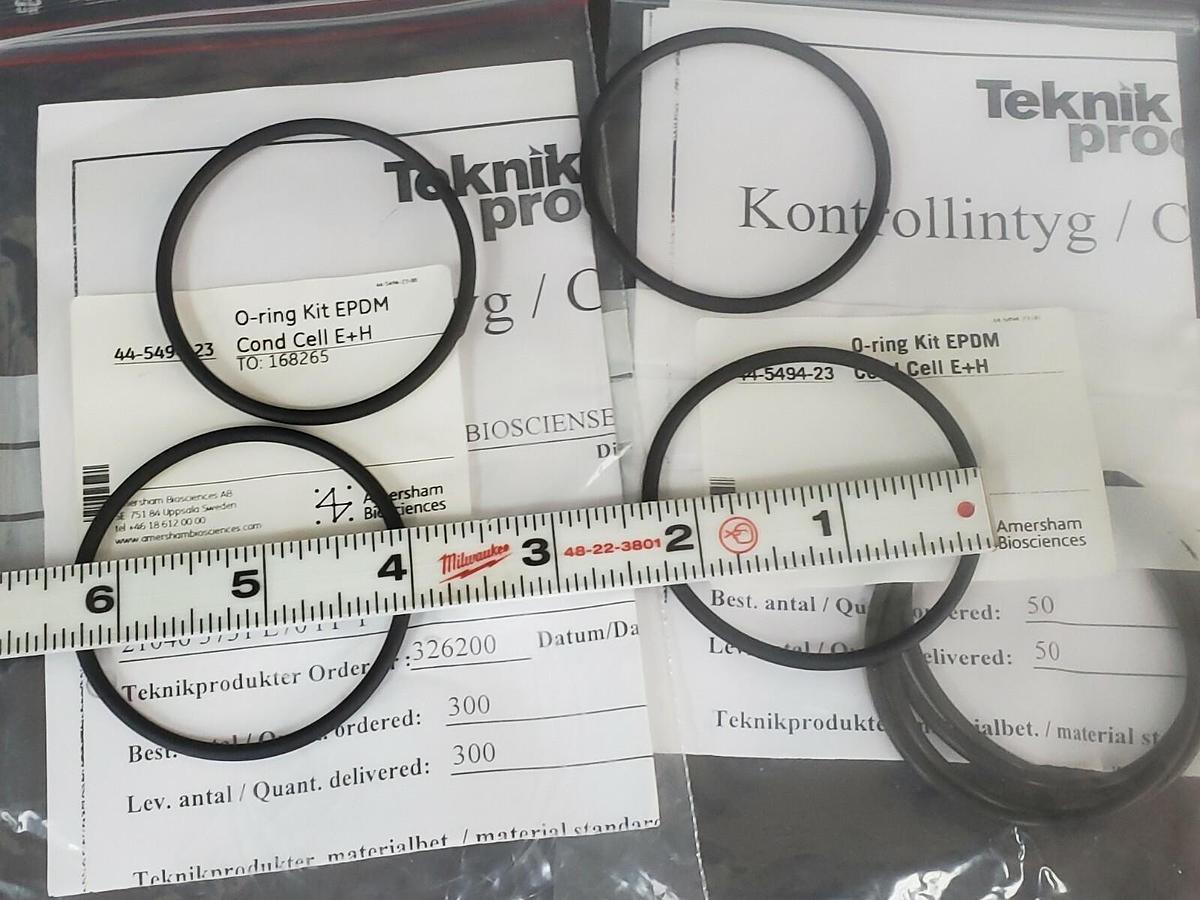 LOT OF 2 NEW AMERSHAM BIOSCIENCES 44-5494-23 O-RING KITS EPDM COND. CELL E+H
