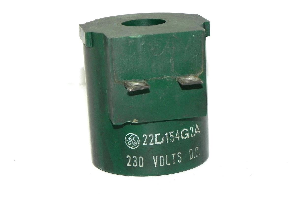 Used GE 22D154G2A 230/250V STARTER CONTACTOR COIL USED
