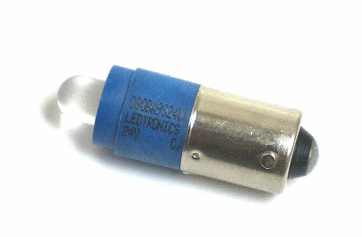 NEW GE 080BA9S24LL BLUE LED BULB 24V