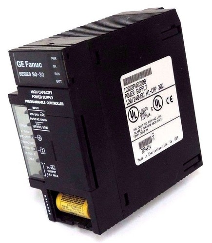 Used GE FANUC IC693PWR330B POWER SUPPLY 120/240VAC HI-CAP 30W