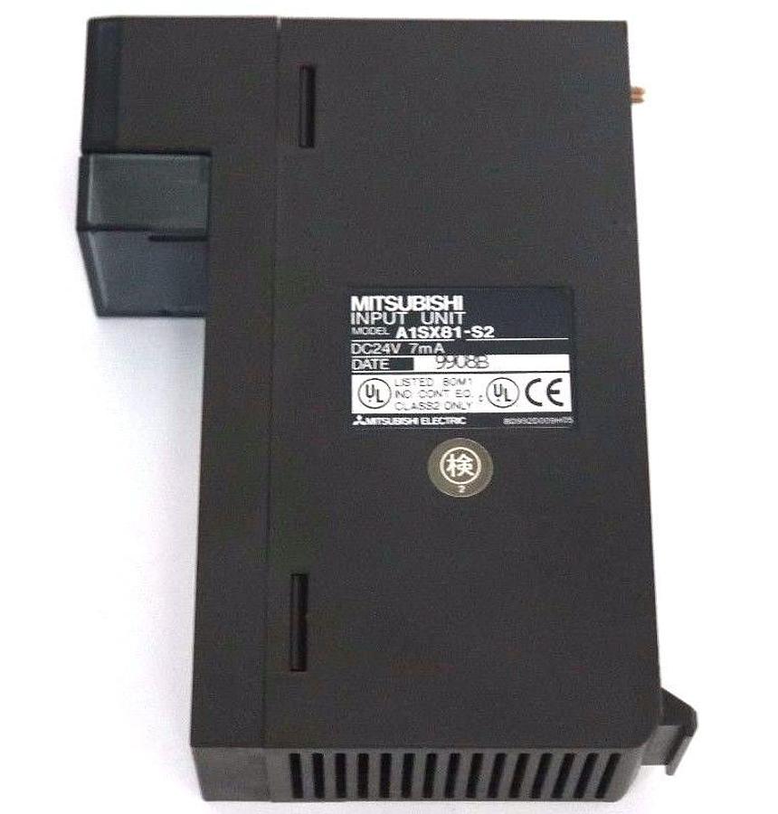Used MITSUBISHI A1SX81-S2 INPUT MODULE A1SX81S2, DC24V, 7mA