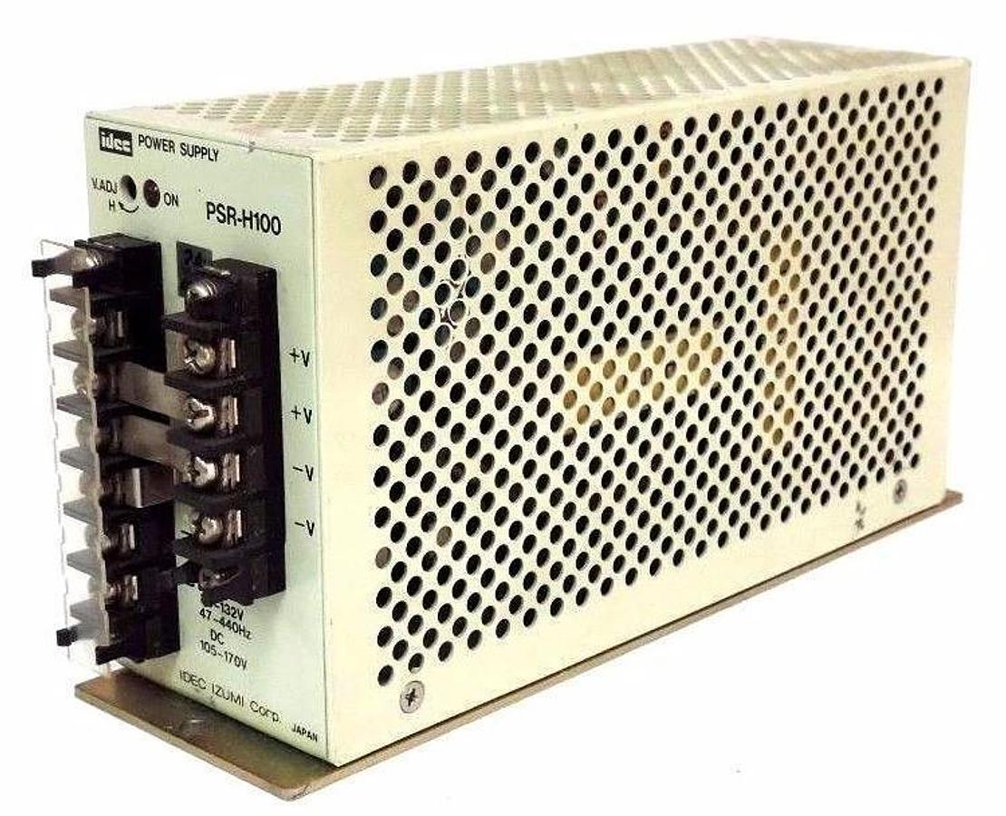 Used IDEC MODEL PSR-H100 POWER SUPPLY 85-132VAC 47-440HZ 105-170VDC