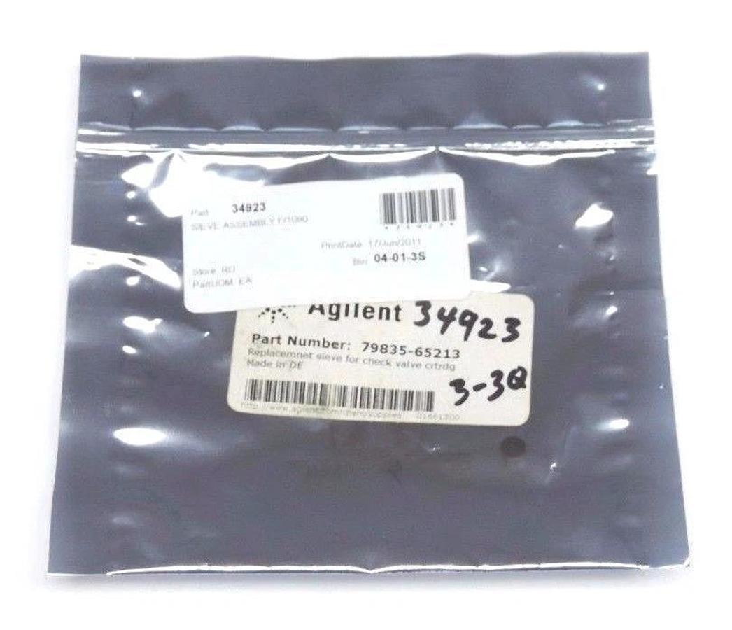 Used NEW AGILENT TECHNOLOGIES 79835-65213 SIEVE ASSEMBLY 7983565213