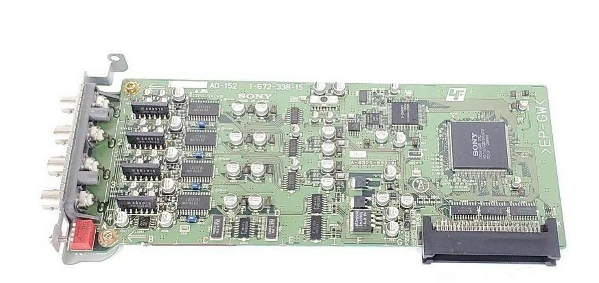 Used SONY AD-152 1-672-338-15 DIGITAL SURVEILLANCE VIDEO INPUT BOARD A-8320-890-A