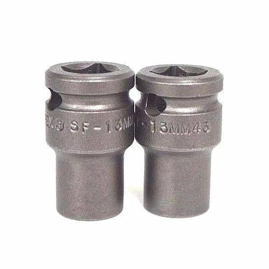 LOT OF 15 NEW APEX SF-13MM43 SHALLOW WELL METRIC SOCKET 3/8" DRIVE 13MM SF13MM43