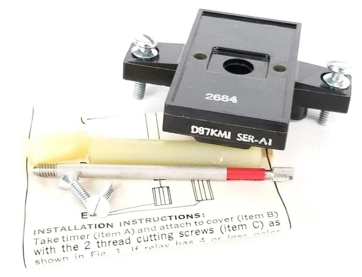 Used LOT OF 2 NIB EATON CUTLER HAMMER D87KM1 RELAY MOUNTING KITS SER. A1