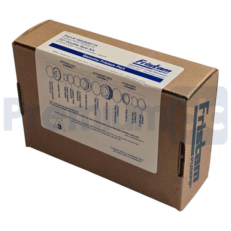 Used Fristam 1802600775 757 Double Seal Kit Chrome Oxide Carbon Ceramic Viton OEM NEW