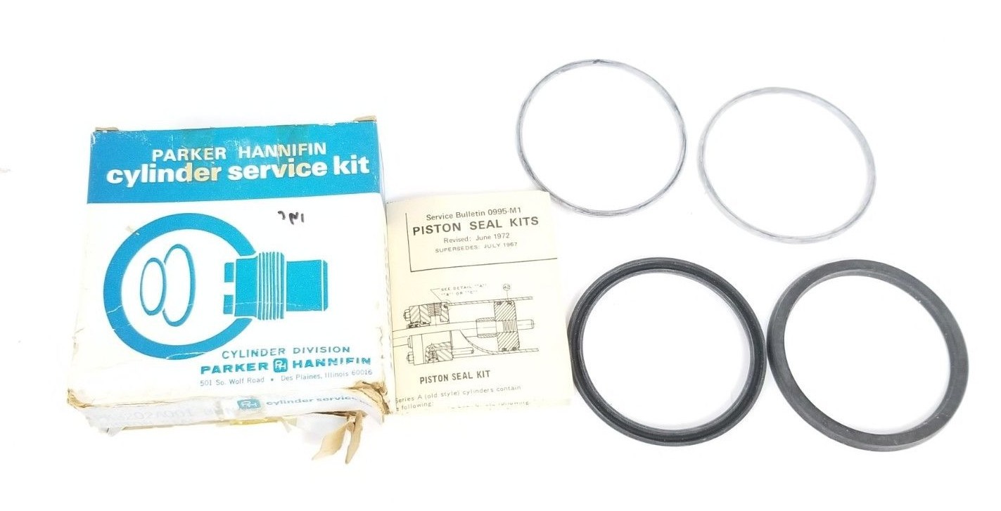 Used NIB PARKER HANNIFIN PK3202A001 BUNAN PISTON SEAL 3-1/4'' BORE (INCOMPLETE)