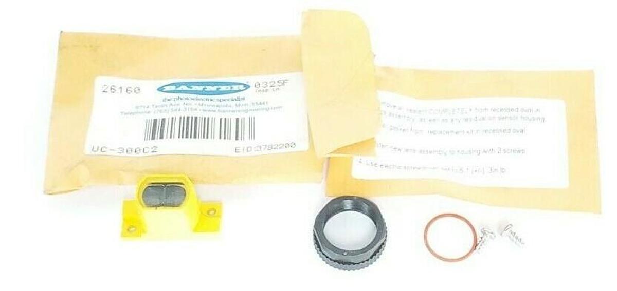 Used NEW BANNER UC-300C2 MINI-BEAM REPLACEMENT LENS ASSEMBLY UC300C2