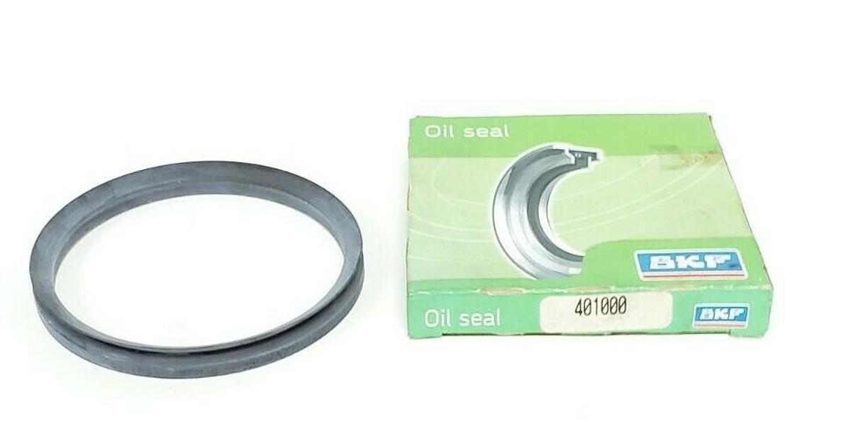Used NIB SKF 401000 OIL SEAL V-RING NITRILE 4.710 INCH OD 0.35 INCH WIDTH