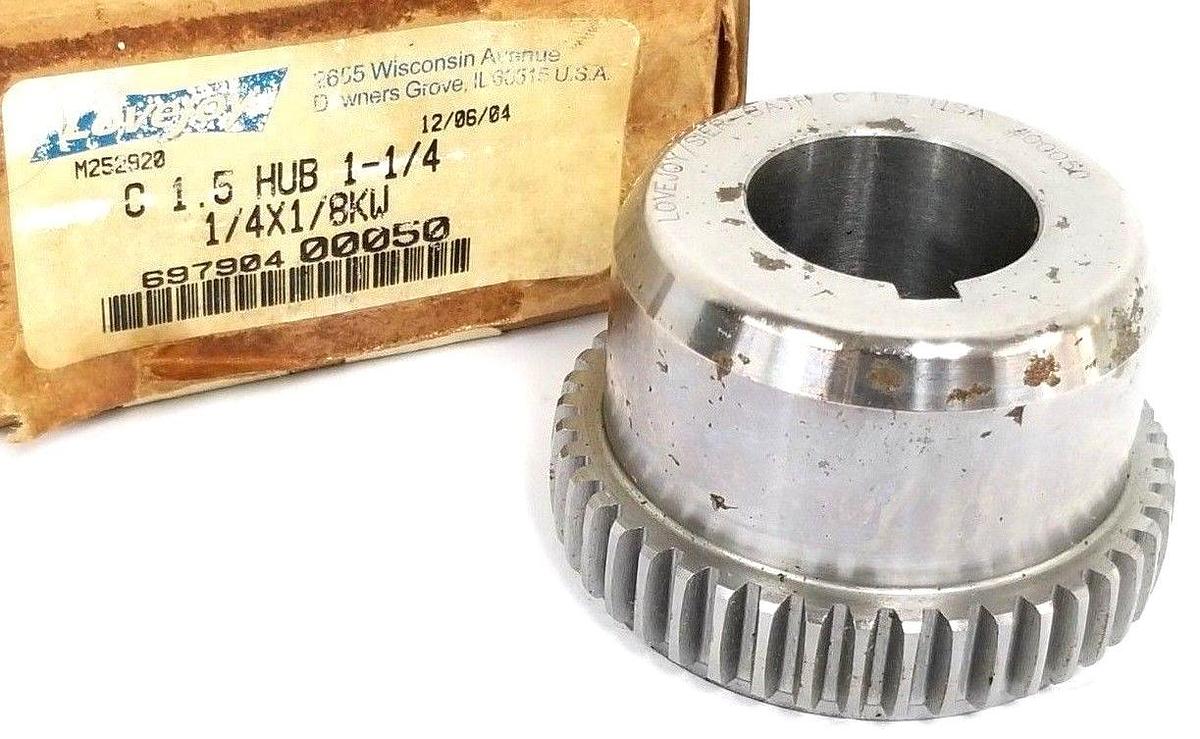 Used NIB LOVEJOY / SIER-BATH M252920 KEYED HUB C 1.5 HUB 1-1/4 1/4X1/8KW