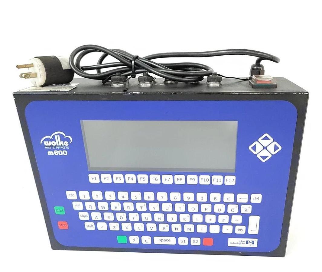 Refurbished REFURBISHED WOLKE m600 VIDEOJET CONTROLLER V. 1.09 115VAC/110W