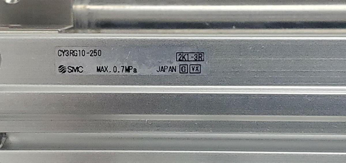 NIB SMC CY3RG10-250 MAGNET COUPLED RODLESS CYLINDER CY3RG10250 (QTY:2)