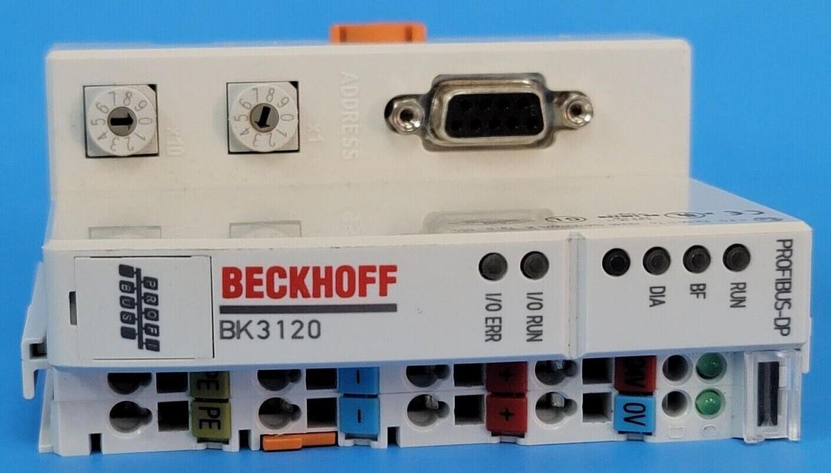 Used BECKHOFF BK3120 PROFIBUS Coupler PROFIBUS-DP 24VDC