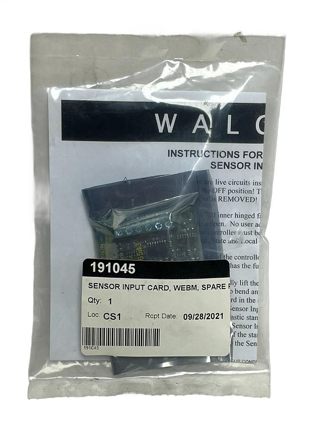 Used NEW Walchem 191045 Sensor Input Board | Factory Sealed Surplus | W100 W600 W900