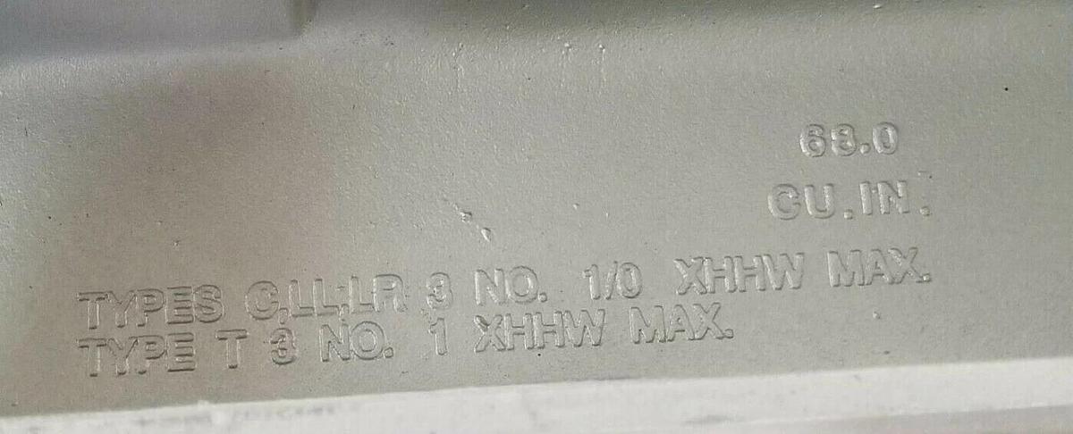 Used NIB APPLETON T200-A 2'' ALUMINUM FOR 85 UNILETS T200A