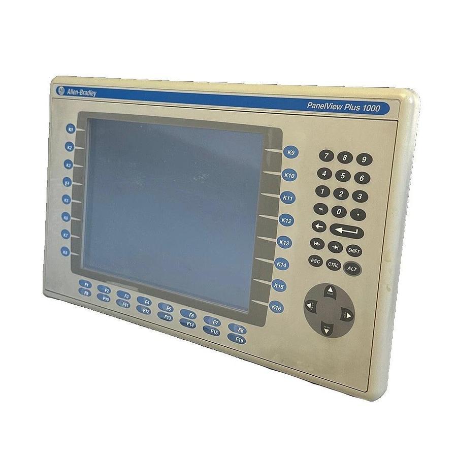 Used ALLEN BRADLEY 2711P-B10C4A7 /A PanelView Plus 1000 KEY/TOUCH ENet 2711PB10C4A7