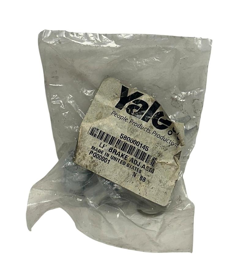 Used YALE 580000145 / YT580000145 OEM LEFT HAND BRAKE ADJUSTER ASM FOR FORKLIFT NSFS