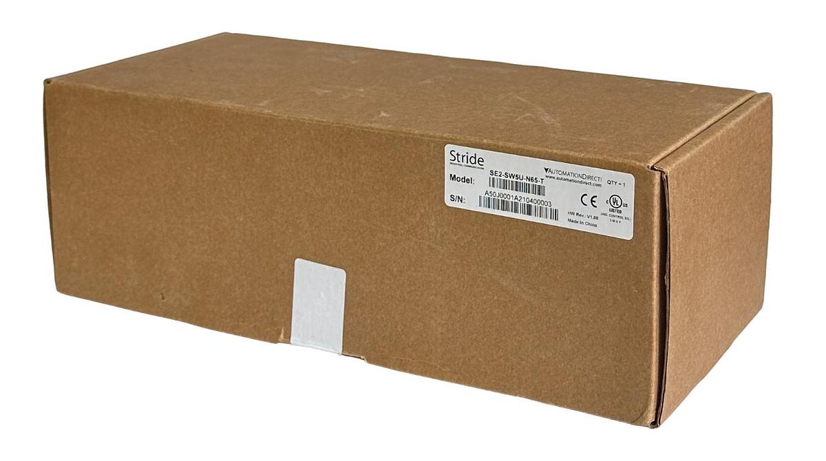Used NEW AUTOMATION DIRECT STRIDE SE2-SW5U-N65-T / SE2SW5UN65T 5-PORT ETHERNET SWITCH