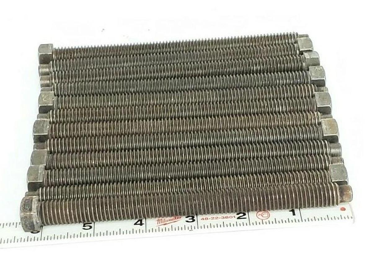 Used BOX OF 12 NEW GENERIC 16994 SQUARE HEAD SET SCREWS 6'' IN. 1/2-13 DIA. FULL DOG