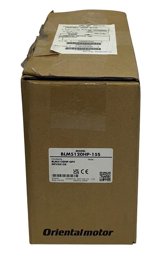 ORIENTAL MOTOR BLM5120HP-15S BRUSHLESS GEAR MOTOR 0-240V 120W 3000RPM NSMP