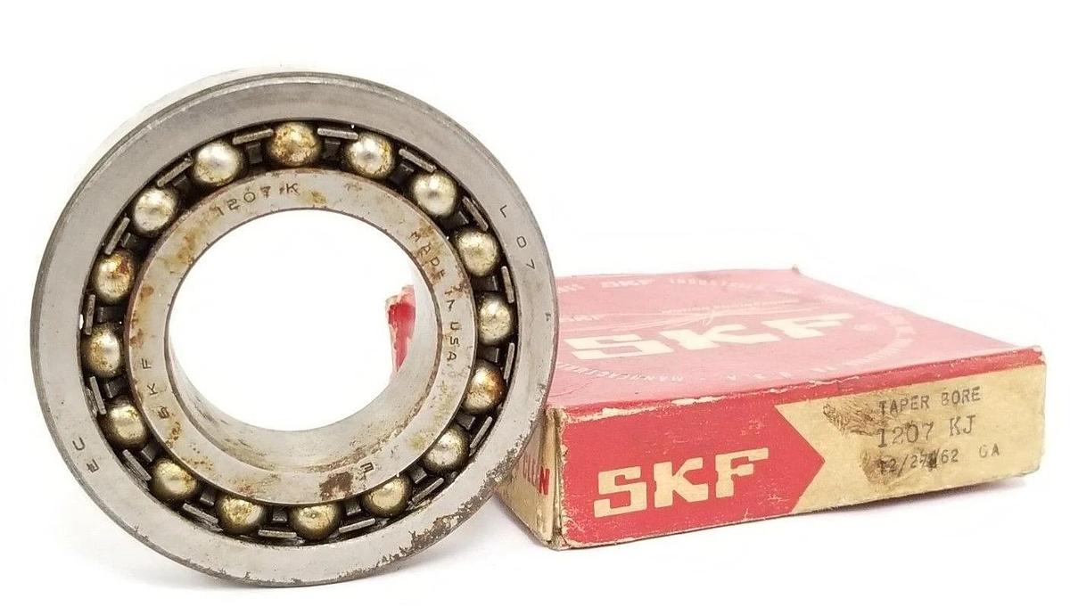 Used NIB SKF 1207-KJ SELF ALIGNING BEARING L-07 EC 1207K