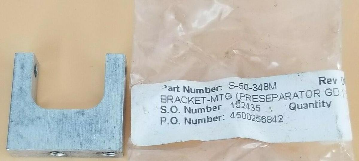 Used LOT OF 2 NEW GENERIC S-50-348M ALUMINUM MOUNTING BRACKETS S50348M