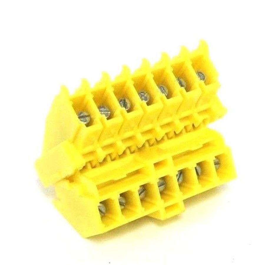 Used LOT OF 40 NEW GENERIC WPL7 YELLOW CONNECTORS E47048SP
