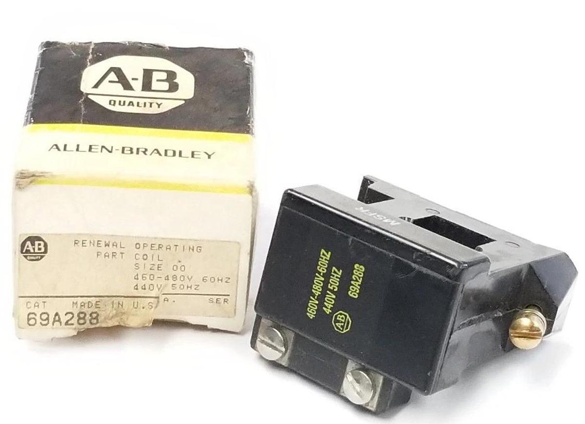 Used NIB ALLEN BRADLEY 69A288 COIL 480V 60CY, 440V 50CY