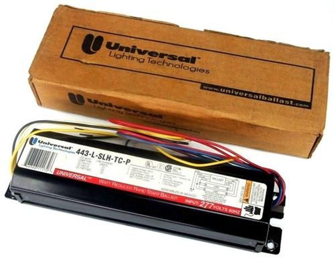 Used NEW UNIVERSAL LIGHTING 443-L-SLH-TC-P000I BALLAST 277 VOLT 443LSLHTCP