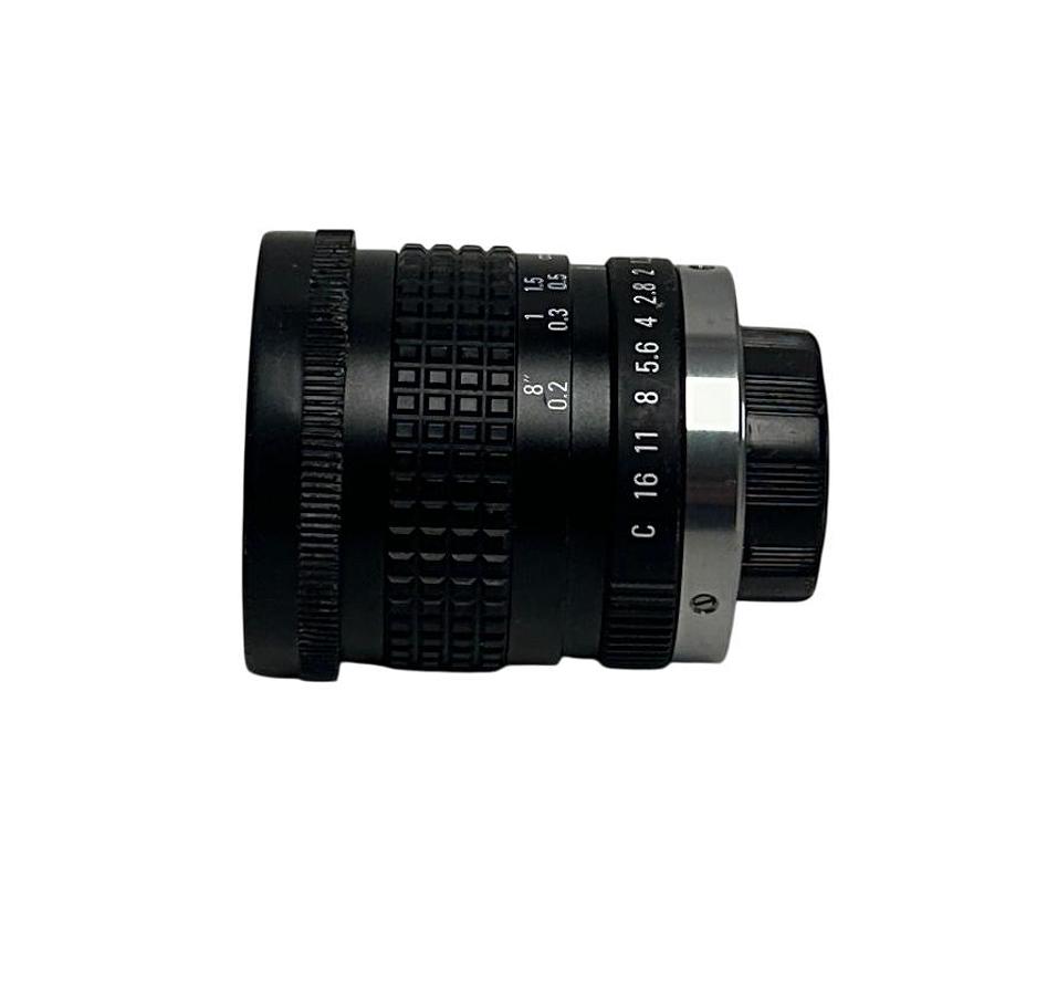 Used COSMICAR 6mm TELEVISION LENS 1:1.2 RATIO OEM BLACK USNP