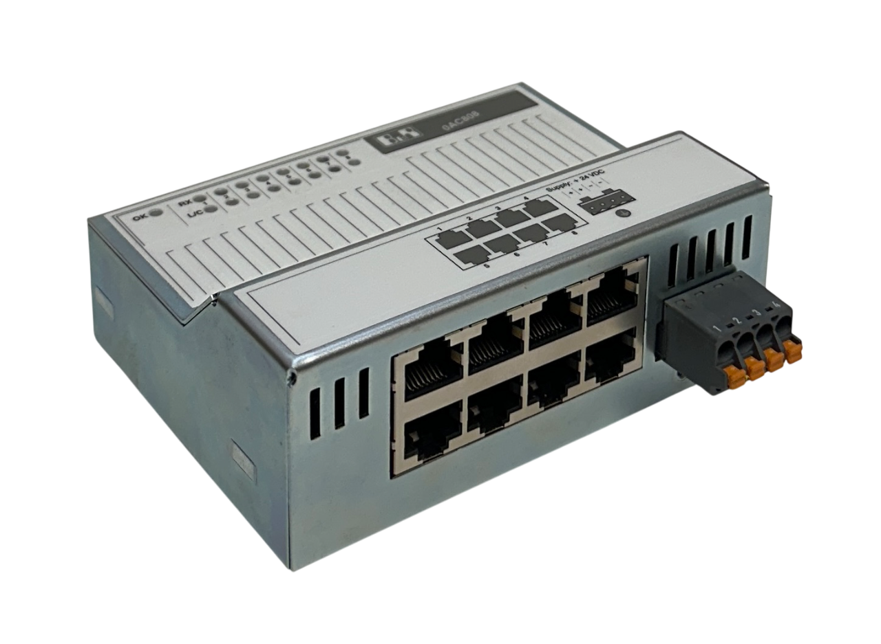 Used B&R 0AC808.9-1 / 0AC80891 INDUSTRIAL 8-PORT EtherNet HUB 24VDC 0AC808 NSNP