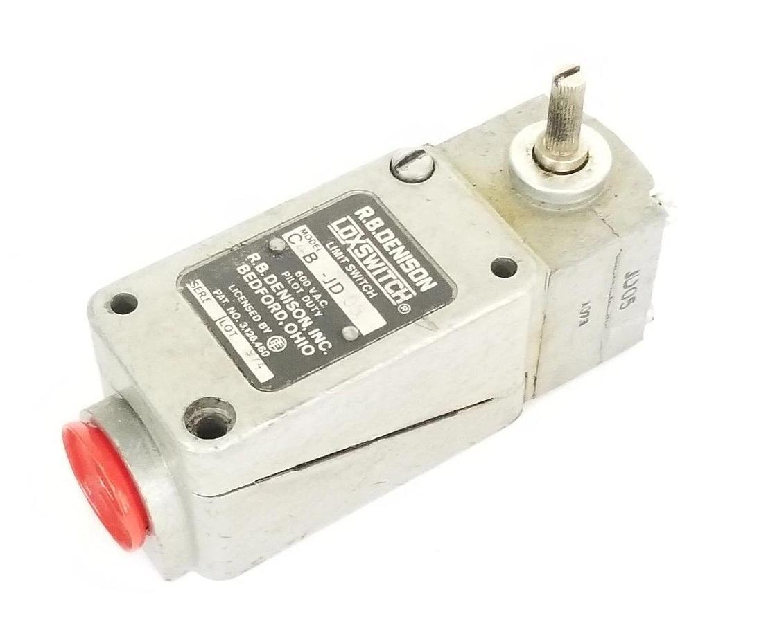Used R.B. DENISON LOXSWITCH C4B-JD05 LIMIT SWITCH, 600VAC, C4BJD05