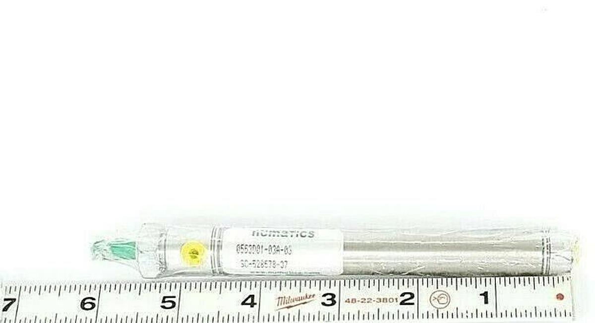 Used NEW NUMATICS 0563D01-03A-03 CYLINDER 9/16" BORE 3" STROKE