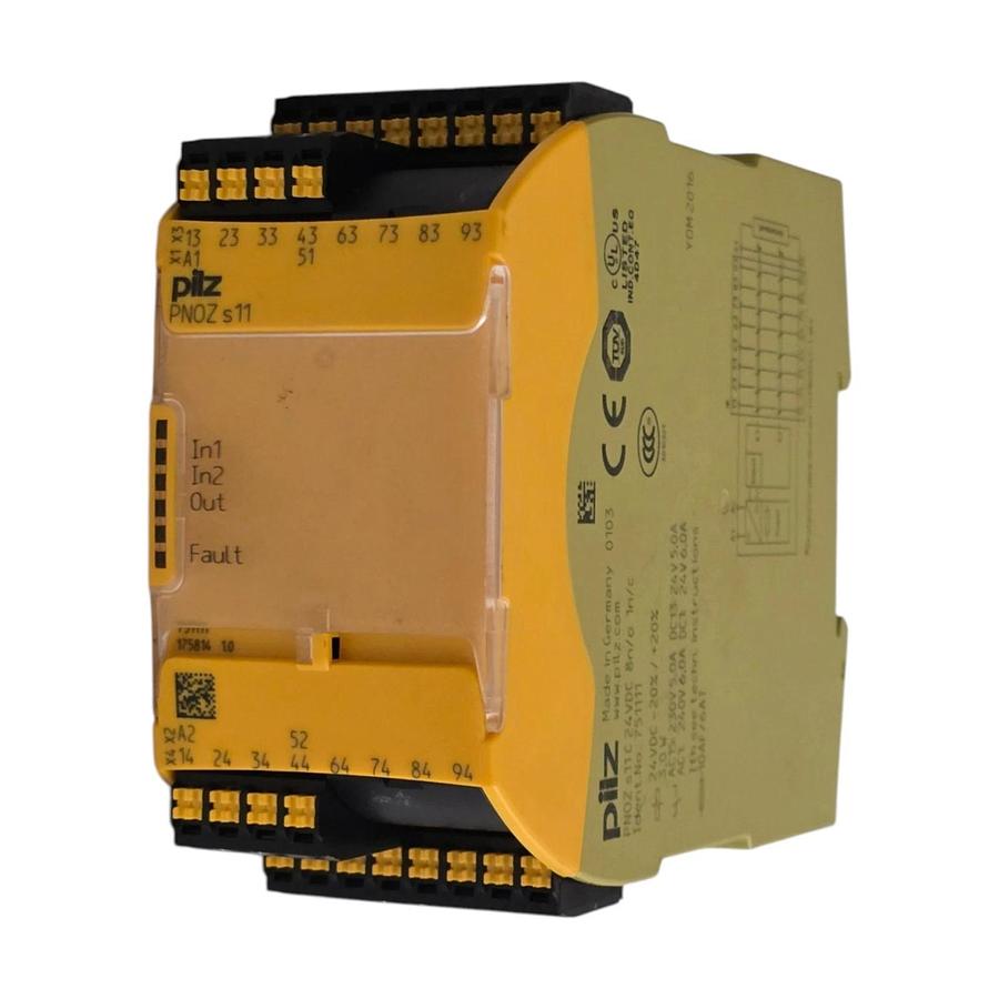Pilz 751111 | PNOZ s11C 24VDC 8 n/o 1 n/c PNOZsigma Expansion Safety Relay NSNP