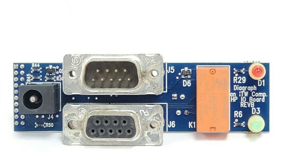 Used DIAGRAPH AN ITW COMP. HP I/O BOARD REV. B