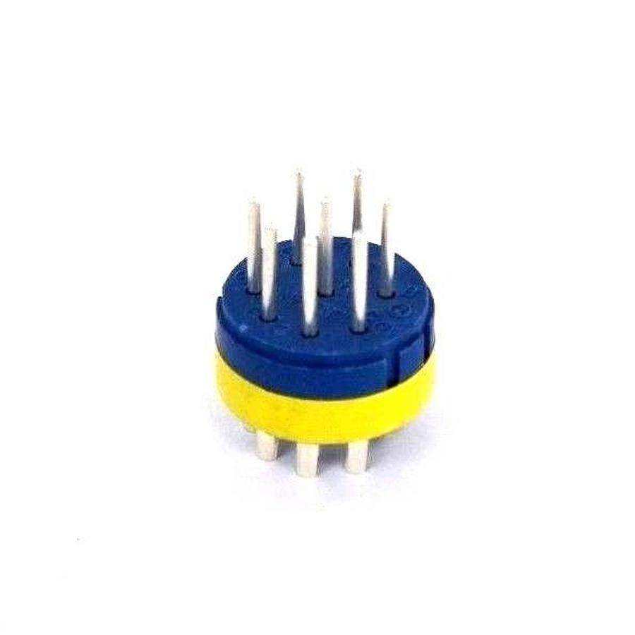 Used LOT OF 4 NEW AMPHENOL 97-20-7P CONNECTORS 8 PIN U10-825811-07P
