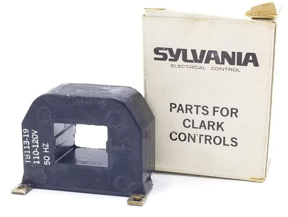 Used SYLVANIA TB113-19 MAGNET COIL TB113 TYPE CYA STARTER 110-120V, 50HZ