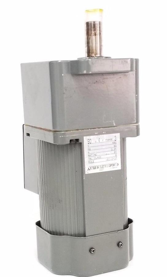 Used MITSUBISHI GM-JW GEARED MOTOR 150/180RPM, 50/60HZ, 1:10 GEAR RATIO, GMJW
