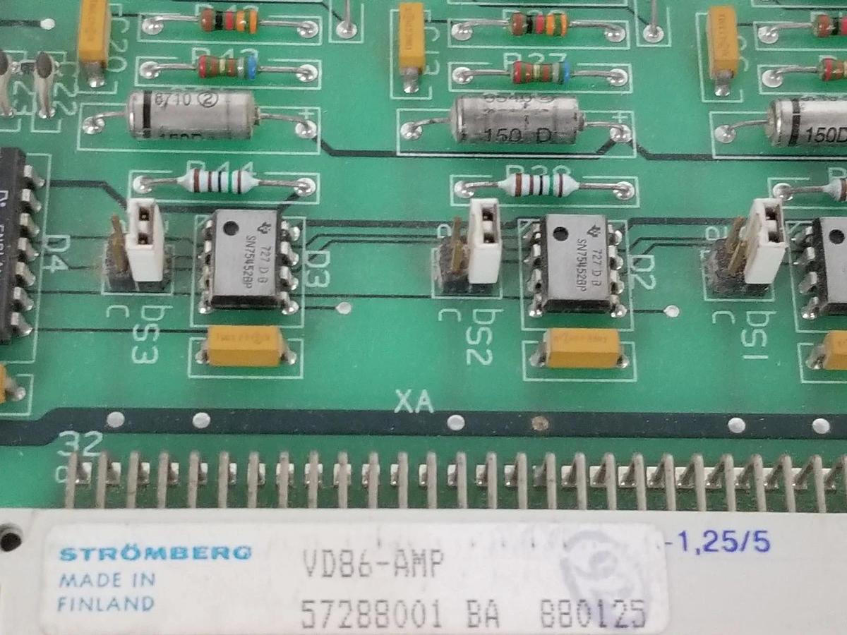 Used ABB / STROMBERG VD86-AMP VIDEO AMPLIFIER BOARD 57288001 5760958-3C VD86AMP