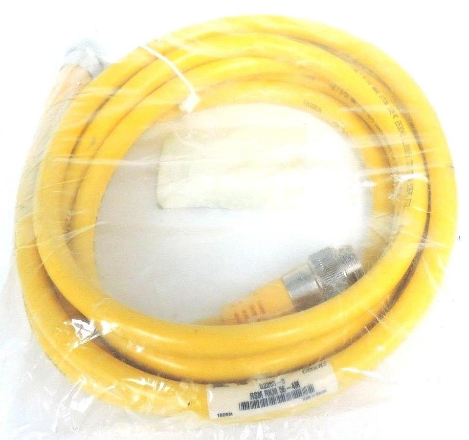Used NEW TURCK RSMRKM56-4M CORDSET ID NUMBER U2283-3