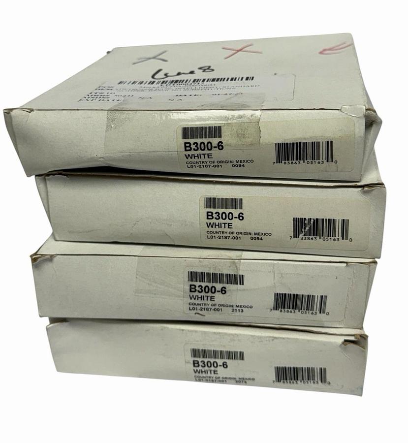 Used NIB SYSTEM SENSOR B300-6 SMOKE DETECTOR BASE UNITS WHITE B3006 15-32VDC