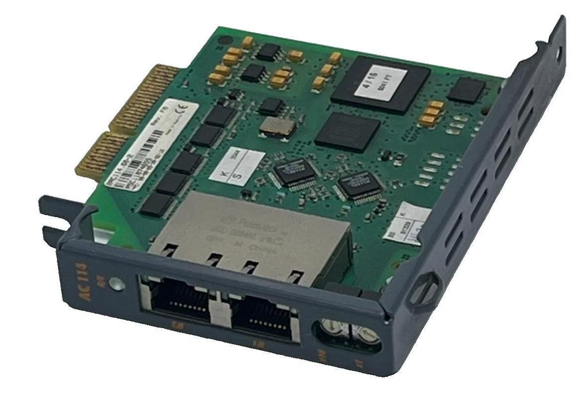 Used B&R 8AC114.60-2 ACOPOS POWERLINK V2 Interface Module Plug-In Card 2-Port USPI