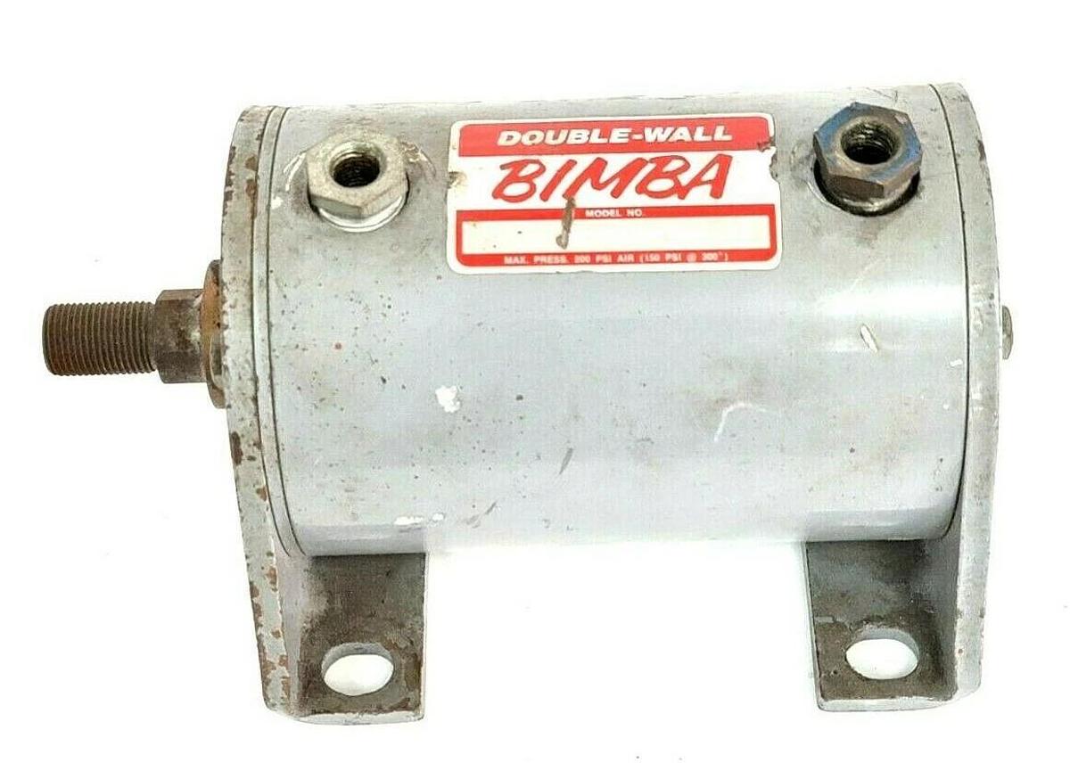 Used BIMBA DWR-1252-2 DOUBLE-WALL CYLINDER 200PSI AIR DWR12522