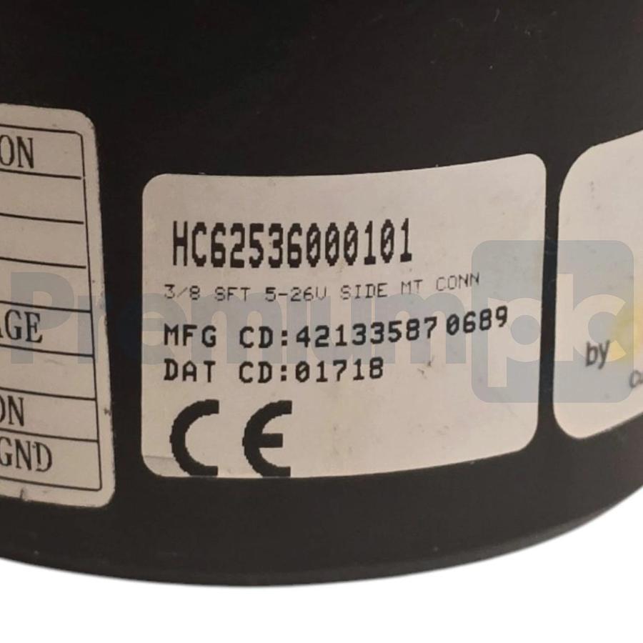 Dynapar HC62536000101 Incremental Encoder 3/8" Shaft 5-26VDC Side Mount Conn NEW