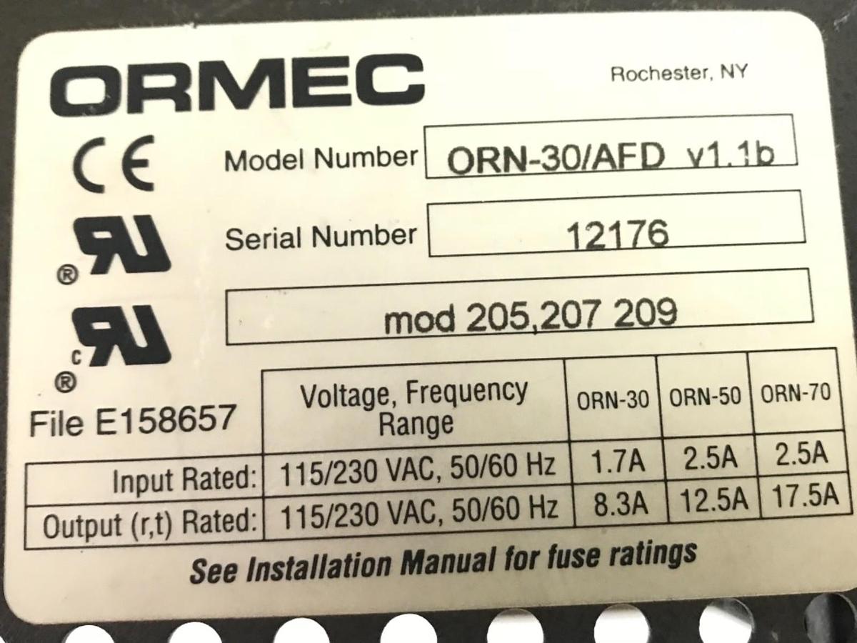 Used HOUSING FOR ORMEC ORION PC-BASED MULTI-AXIS MOTION CONTROLLER ORN-30/AFD V1.1B