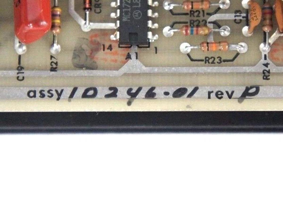 Used BOSCHERT OL130 3001R POWER SUPPLY ASSY. 10246-01 REV. P