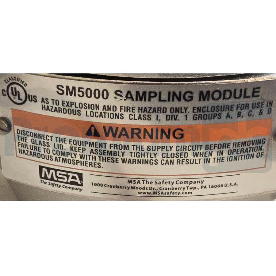 Used MSA 10043264 Ultima X5000 / S5000 SM5000 DC Sampling Pump Module w/Bracket NSMP