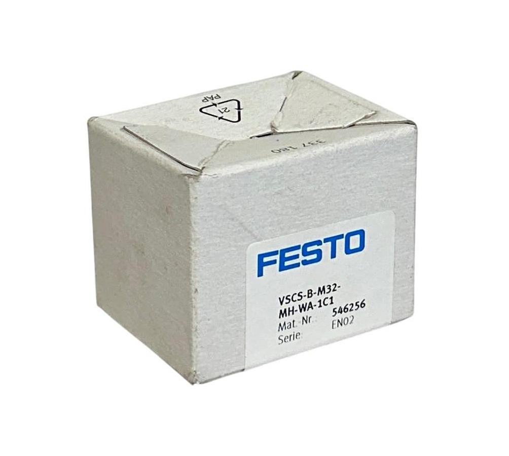 Used FESTO VSCS-B-M32-MH-WA-1C1 / 546256 PNEUMATIC SOLENOID VALVE 24VDC NSFS